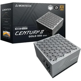 Montech Century II 850 W ATX 3.1 Silber