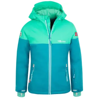 TROLLKIDS Hallingdal Jacket Light Petrol/Dark Mint/White 152