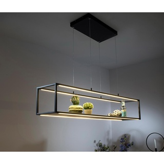 Paul Neuhaus LED-Pendelleuchte Contura Alu, Eisen, Stahl & Metall Schwarz