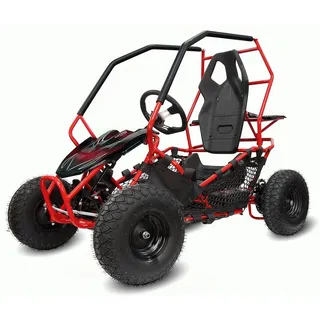 Nitro Motors Elektro-Kinderquad Elektro 1000W Eco midi Kinder Buggy 6" Straßenreifen Gokid Quad ATV rot