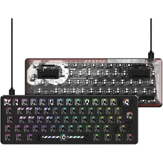 pulsar gaming gears - PCMK Gaming Mechanische Tastatur UK QWERTY Layout Hot Swappable 60% (Barebone, Schwarz)
