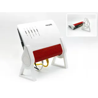 Fritzbox Ständer passend für Fritz!Box 5690 - Standfuß Set, Weiß