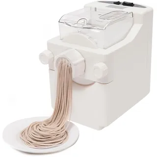 180W Elektrische Nudelmaschine | Arbeitsplatte Haushalt Nudelmaschine | Multifunktions Pastamaschine | Küche Vollautomatische Knetmaschine | Multifunktionsmaschine Pasta Maker mit 9 Formköpfe