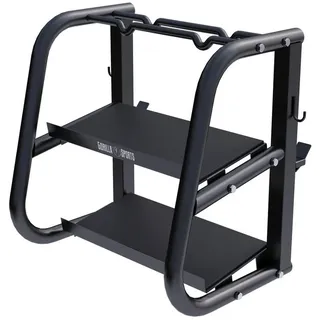 Gorilla Sports Hantelständer Multifunktional bis 300 kg schwarz