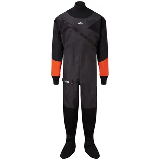 Gill Dinghy Segeln Drysuit Dry Suit Schwarz - Bequemer Interne Zahnspange Wasserdicht Spritzwasser - Unisex