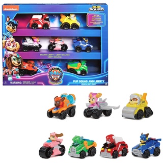 Paw Patrol PAW PATROL: Der Mighty Kinofilm, 7-teiliges Pup Squad Racers