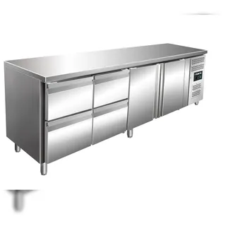 Saro Kühltisch inkl. 2 x 2er Schubladenset Modell KYLJA 4140 TN