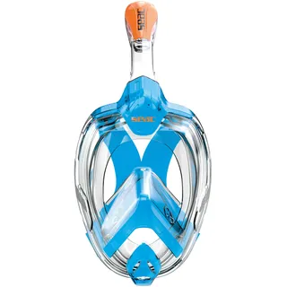 SEAC Amica, Vollgesichts-Schnorchelmaske für Erwachsene und Kinder ab 6 Jahren, phthalatfreie, hypoallergene Polymer-Vollgesichtsmaske