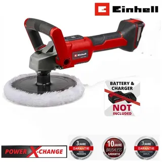 Einhell Akku-Poliermaschine Akku-Polier- / Schleifmaschine CE-CP 18/180 Li 18V Drehzahlregulierung
