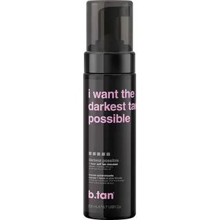 b.tan I Want The Darkest Tan Possible Tan Mousse 200 ml