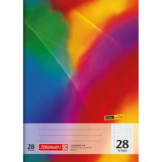 Brunnen Schulheft A4 Lineatur 28 16 Blatt