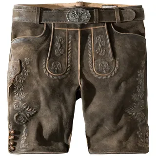 Stockerpoint Trachtenlederhose Oliver Herren (1-tlg) Trachtenlederhose, Trachtenhose, Bayerische Lederhose, Oktoberfest braun 52