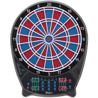 CRIVIT LED Dartscheibe mit Zubehör (rot/blau)