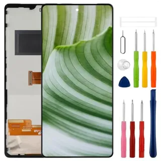[Mit Halterung] SWARK 17 cm (6,7 Zoll) TFT-LCD-Display Ersatz für SWARK Pixel 7 GVU6C GQML3 LCD-Bildschirm-Digitizer mit verbessertem Reparaturwerkzeug-Set, keine Fingerabdruck-Funktion