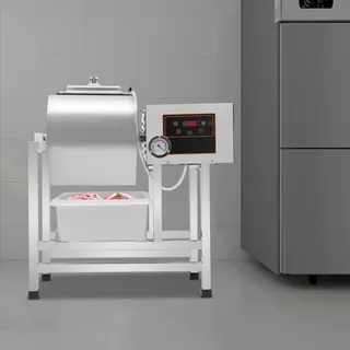 Elektrischer Fleischmischer, Intelligente Mariniermaschine, Hermetische Mariniermaschine, Fleischwolf, Aus Edelstahl, 38 Liter.