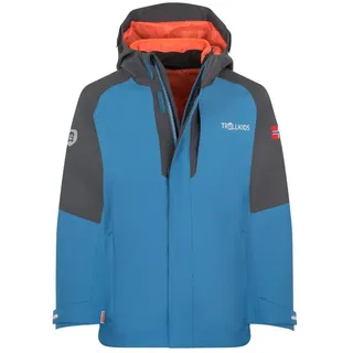 TROLLKIDS Skanden 3in1 Jacket Nordic Blue 140