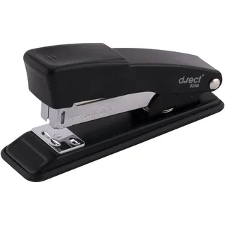 D.RECT 315A Metalltacker 30 Blatt Heftgerät Bürotacker Industrietacker Tischtacker Heftgerät für Büro Bürotacker Schwarz