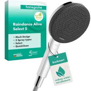 Hansgrohe Raindance Alive Select S Handbrause 3 Strahlarten Chrom,