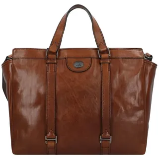 the Bridge Fabio Aktentasche Leder 39 cm Laptopfach marrone