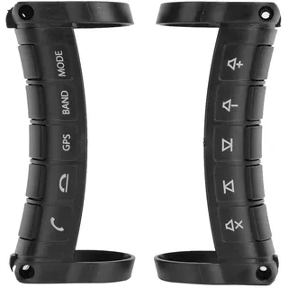 Universal Lenkrad Fernbedienung, Drahtlose Bluetooth Steuerung für DVD Navigation und Entertainment System, Kompatibel mit Allen Fahrzeugmodellen for Fahrer, Reisende und Musikliebhaber
