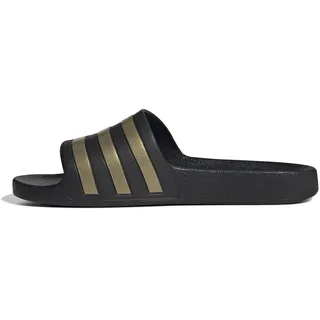 adidas Adilette Aqua Core Black / Gold Metallic / Core Black 46