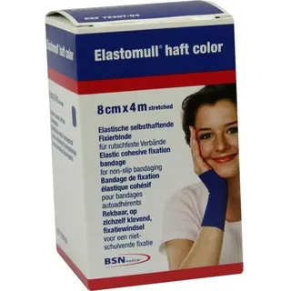 BSN Medical Elastomull haft 4mx8cm color blau 1 st