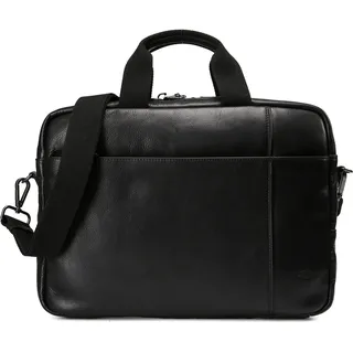 CAMEL ACTIVE Pine Aktentasche Leder 40 cm Laptopfach schwarz