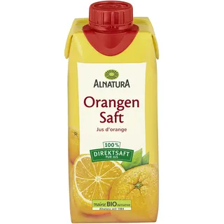 Alnatura Bio Orangensaft, 330ml (Packung mit 6)