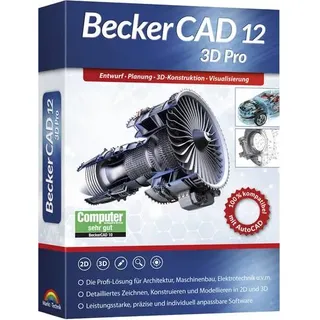 Markt + Technik Markt & Technik 80862 BeckerCAD 12 3D PRO Vollversion, 1 Lizenz Windows CAD-Software