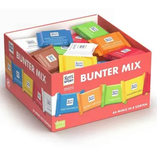 Ritter Sport Mini Mix Schokoladenmix 84 Stück 1.000 g