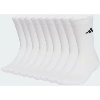 adidas Essentials Cushioned Crew Socken 10er Pack Weiß/Schwarz 37-39