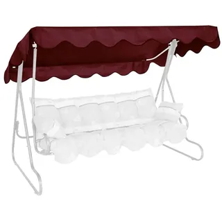 Angerer Freizeitmöbel Sonnendach für Hollywoodschaukel Ersatz - rot ¦ Maße cm