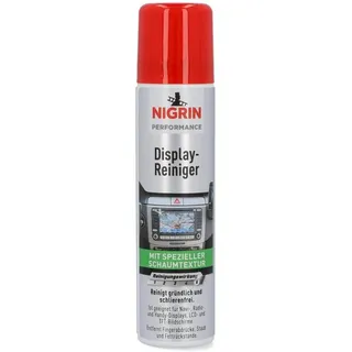 Nigrin Display- Reiniger, reinigt schlierenfrei, mit spezieller Schaumtextur, 75 ml