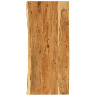 vidaXL Badezimmer-Waschtischplatte Massivholz Akazie 140x52x3,8 cm