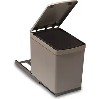 Victory Einbaumülleimer Traditionline 16 l Alugrau