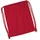 Premium Bio Baumwoll Turnbeutel Classic Red