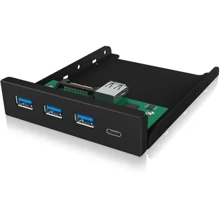 Icy Box IB-HUB1418-i3 - 4 Port USB 3.0 Type-A und Type-C