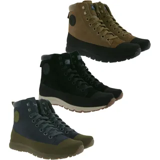 VASQUE Ascender Herren Wander-Schuhe mit Vibram Sohle nachhaltige Trekking-Schuhe mit Echtleder in Khaki/Braun, Schwarz oder Dunkelblau/Grün - 41