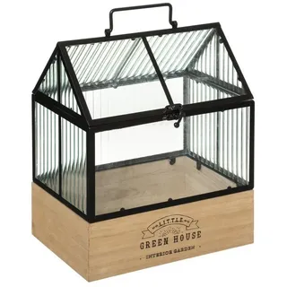 Atmosphera Créateur d'intérieur Mini-Gewächshaus in schwarz | Gr.: onesize