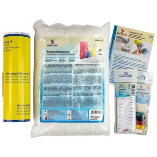 Creartec Artidee Artidee CREARTEC Kerzengieß-Set Basis, Komplettset für Einsteiger