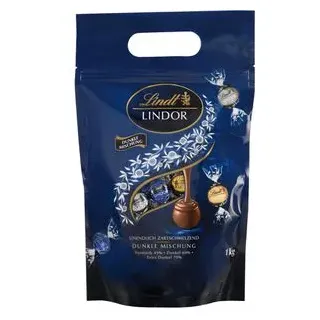 Lindt Lindor Kugeln Dunkle Mischung 1 kg