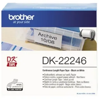 Brother DK22246 weiss 103mm x 30,48m Rolle