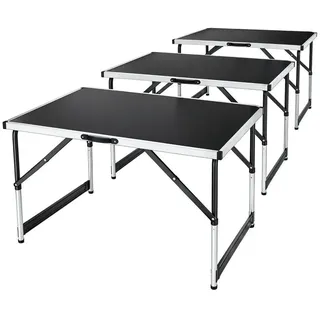 Juskys Klapptisch 100 x 60 cm schwarz