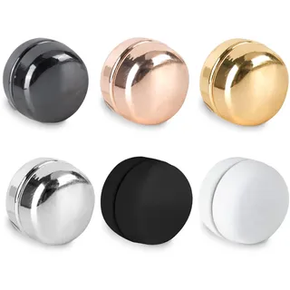 Hijab Pins Hijab Magnetische Pins Magnetische Schal Brosche Perle Runde Hijab, Hijab Brosche Starke Metallbeschichtung Magnetische für Pullover Bluse Cardigan Kleider Schal Jacke(6 Stück)