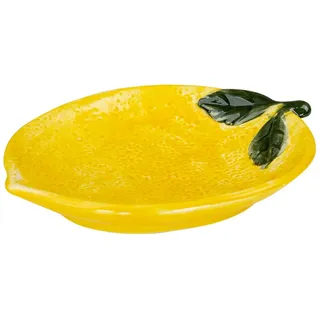 levandeo Zitronenschale Keramik Gelb 21 cm