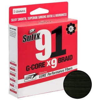 SUFIX 91 150 M Geflochtene Schnur - Vis Green - 0.185 mm