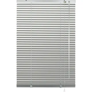 otto home Deco Company Alu-Jalousie ohne Bohren, zum Klemmen, Inkl. Klemmträgern, Sichtschutz, Lichtschutz, Blendschutz, Aluminium-Jalousie, silber 150 x 175 cm