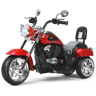 Costway Elektro-Kindermotorrad 6V rot