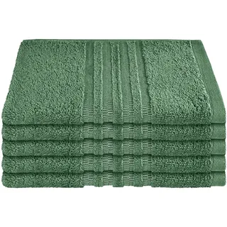 Gästehandtuch 5 x 30 x 50 cm dunkelgrün