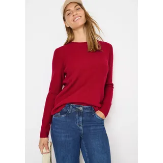 Cecil Strickpullover mit Strukturdetails Rot XL